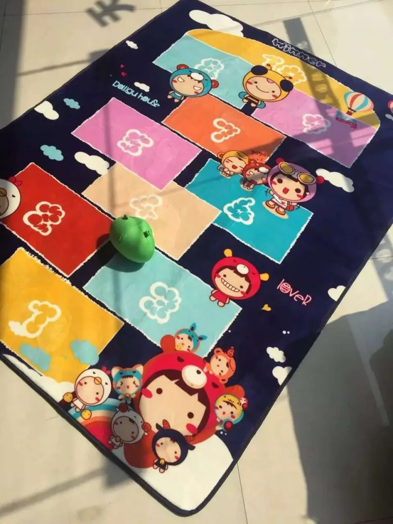 100*195 детский коврик с рисунком из мультфильма для ползания и альфомбра|kids rug|tapete