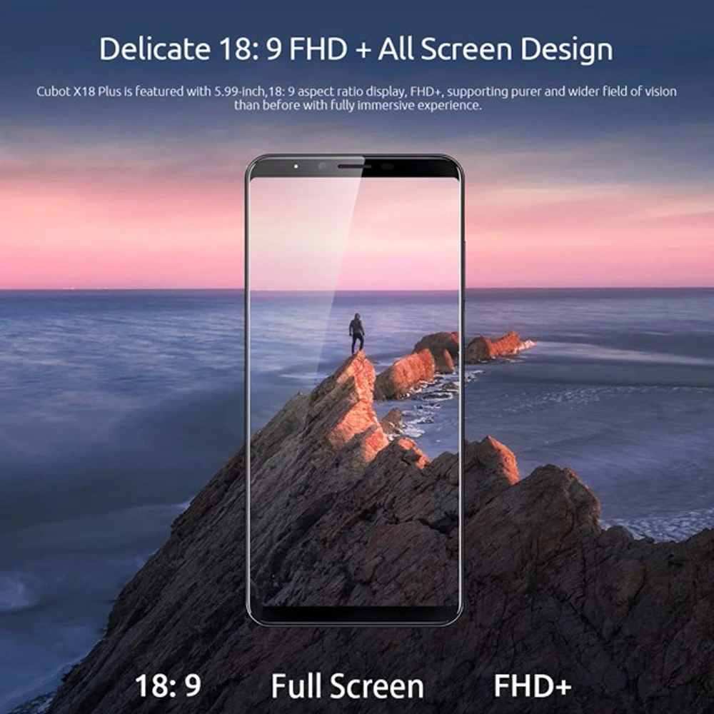 CUBOT X18 Plus 4G teléfono móvil Android 8,0 de 5,99 \ CUBOT X18 Plus 4G teléfono móvil Android 8,0 de 5,99 \