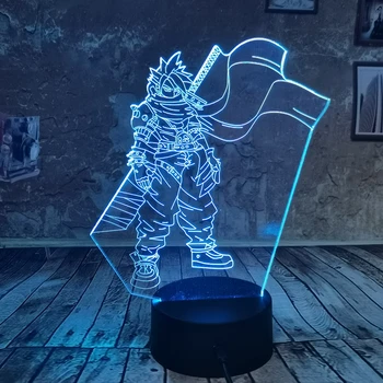 

Dropship 3D Night Light Boy Toys Light swordsman 7 Colors Change Touch Remote Baby Kids Sleep Lamp Xmas Birthday Gifts