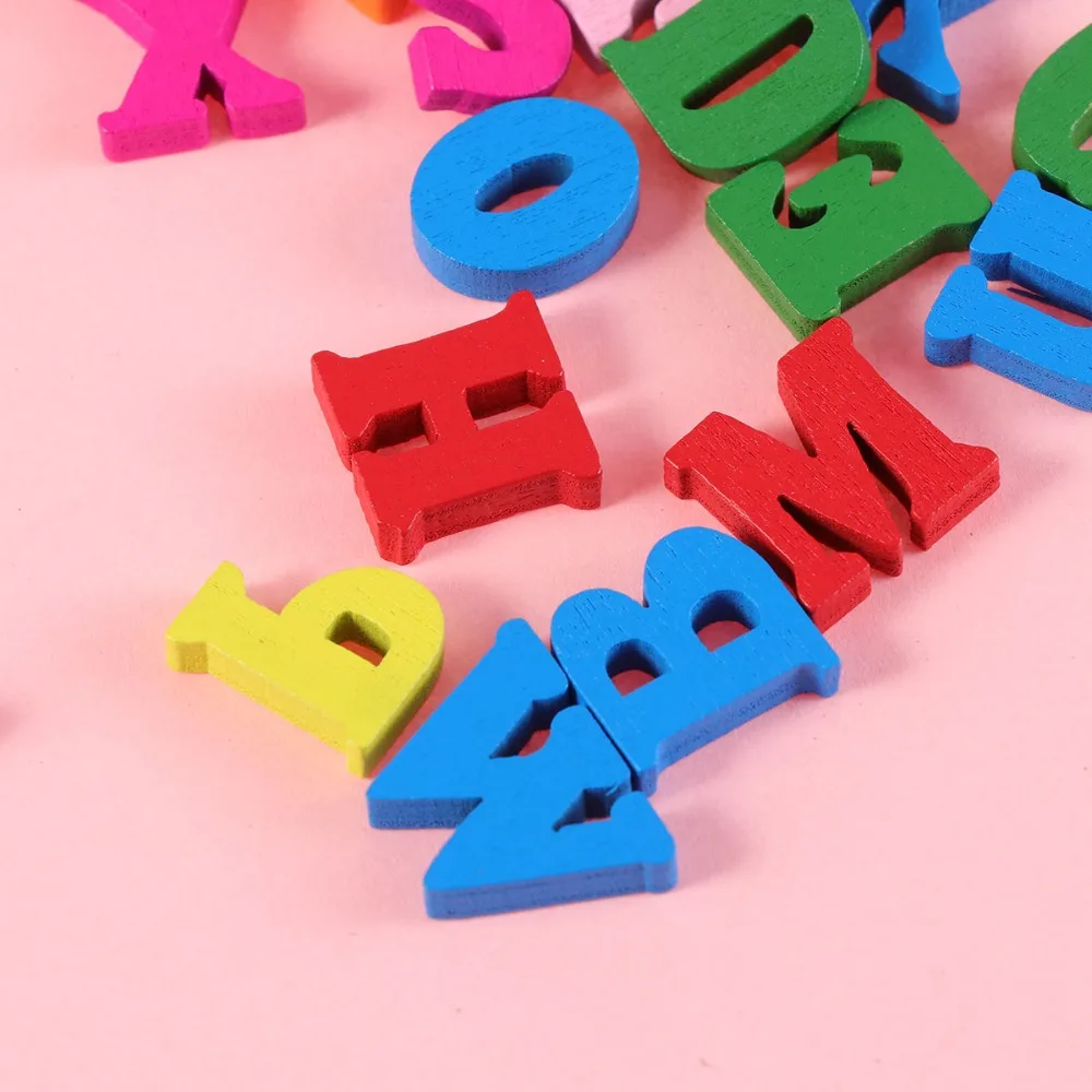 100 шт декоративные деревянные буквы красочные деревянные алфавитные настенные буквы для украшения дома и вечерние