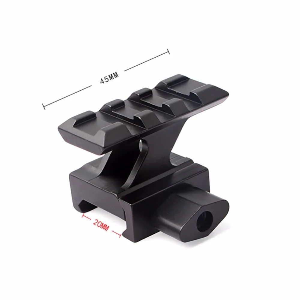 

Riser Mount Rifles With Picatinny/Weaver Rail Rifle Riser Mount For Reflex Sight 30mm High 3 Slots