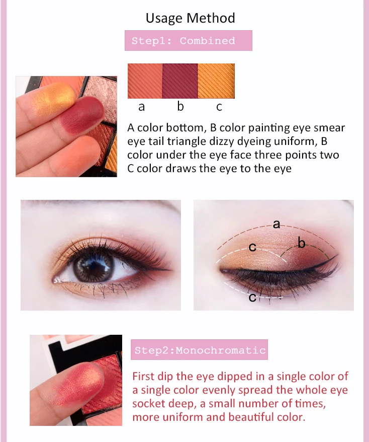 HOLD LIVE 12 Colors Eyeshadow Palette Matte Diamond Glitter Focus Charm Eye Shadow Palette Pigment Nude Eyes Makeup Set (11)