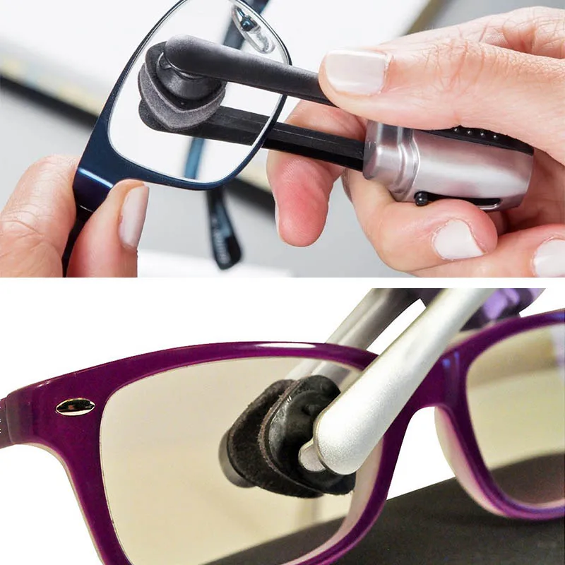 Professional Glasses Cleaner Best Eyeglass Sunglass Eyewear Clean Brush Maintenance Vision Care