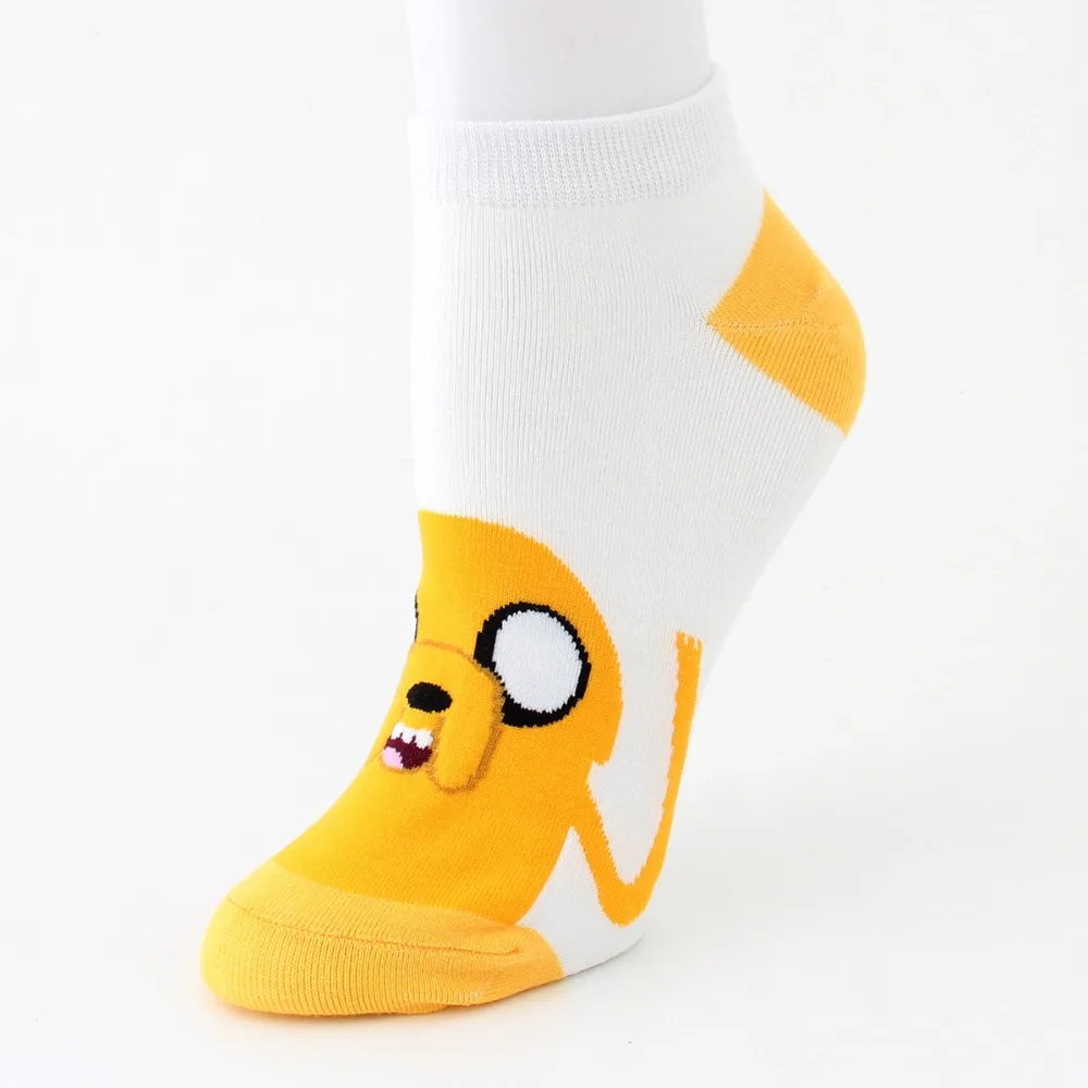 Забавные носки с принтом аниме, оригинальные женские носки из дышащего хлопка в стиле хип-хоп, Забавные милые женские носки, подарки для женщин