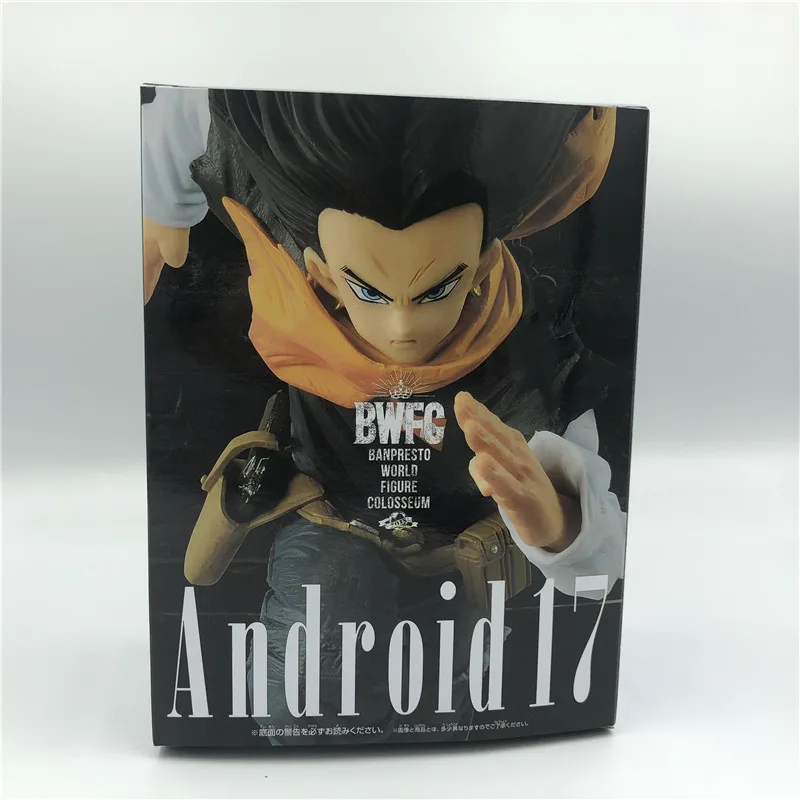 Dragon Ball Z Android 17 Android 18 Sprinting Ver. Фигурка DBZ Гоку истребитель лазурит ПВХ Коллекция Модель 17 см