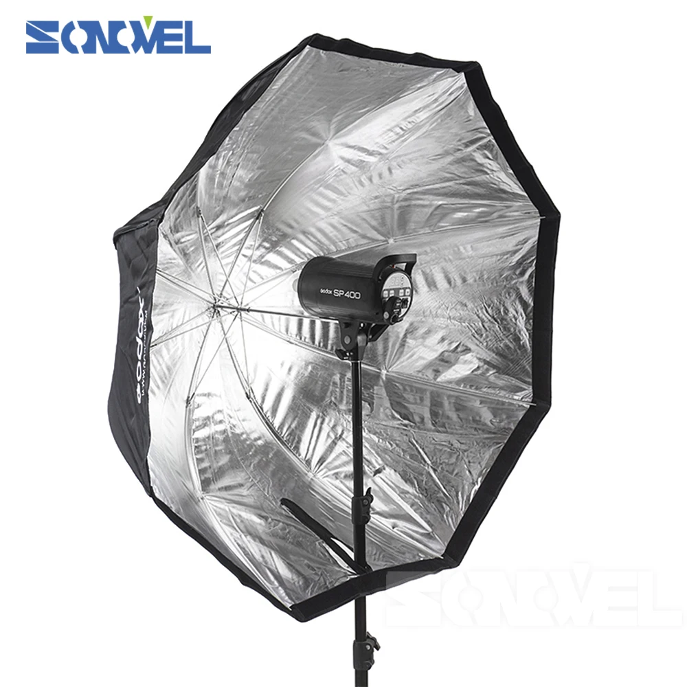 Godox 80 см Octagon сотовые сети зонтик Softbox свет стенд зонтик Горячий башмак кронштейн комплект для вспышки Speedlite