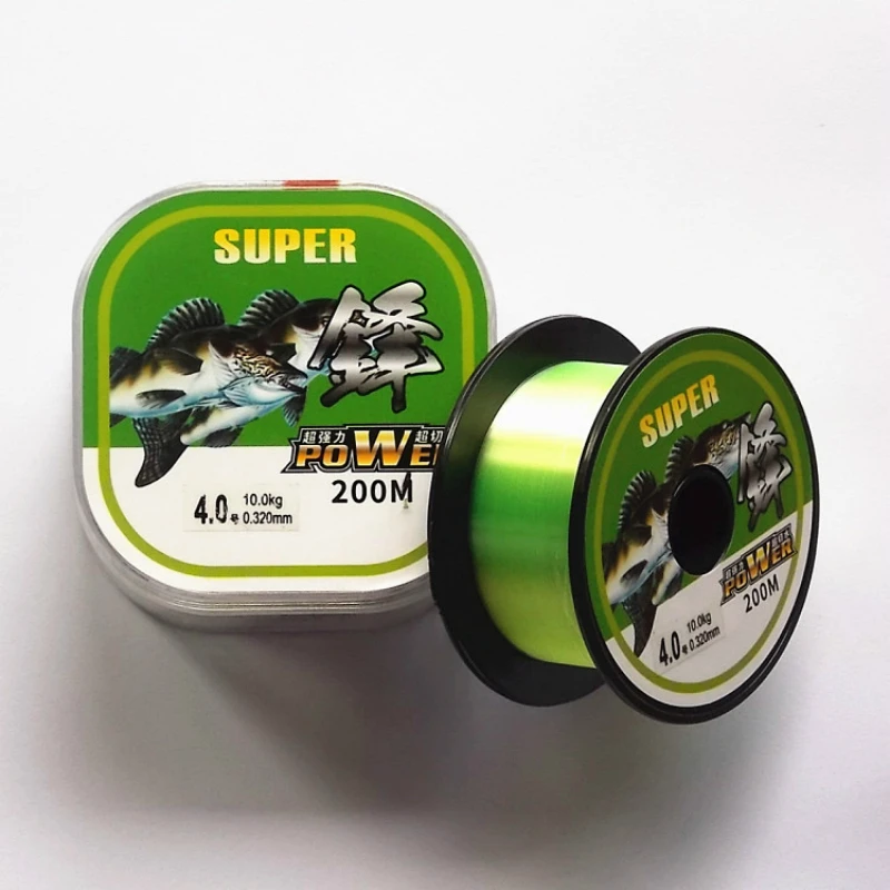 

200m Nylon Fishing Line White Brown Sinking High Abrasion Resistance Stretchable Low Stretch Carp Mono Nylon Fishing Line