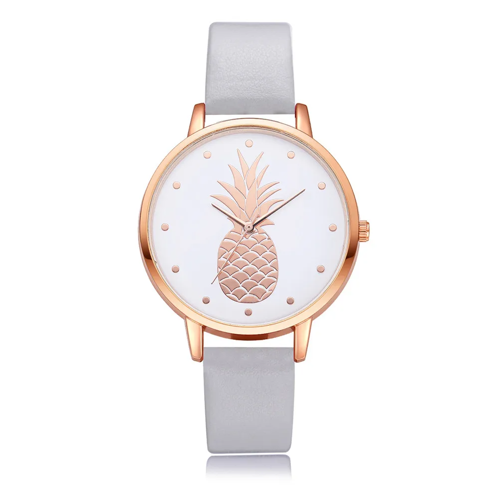 

Women Men Pineapple Quartz Wrist Watch 2018 Luxury Bracelet Watches Digital Relogio Feminino Masculino Saat Montre Femme Gift F#