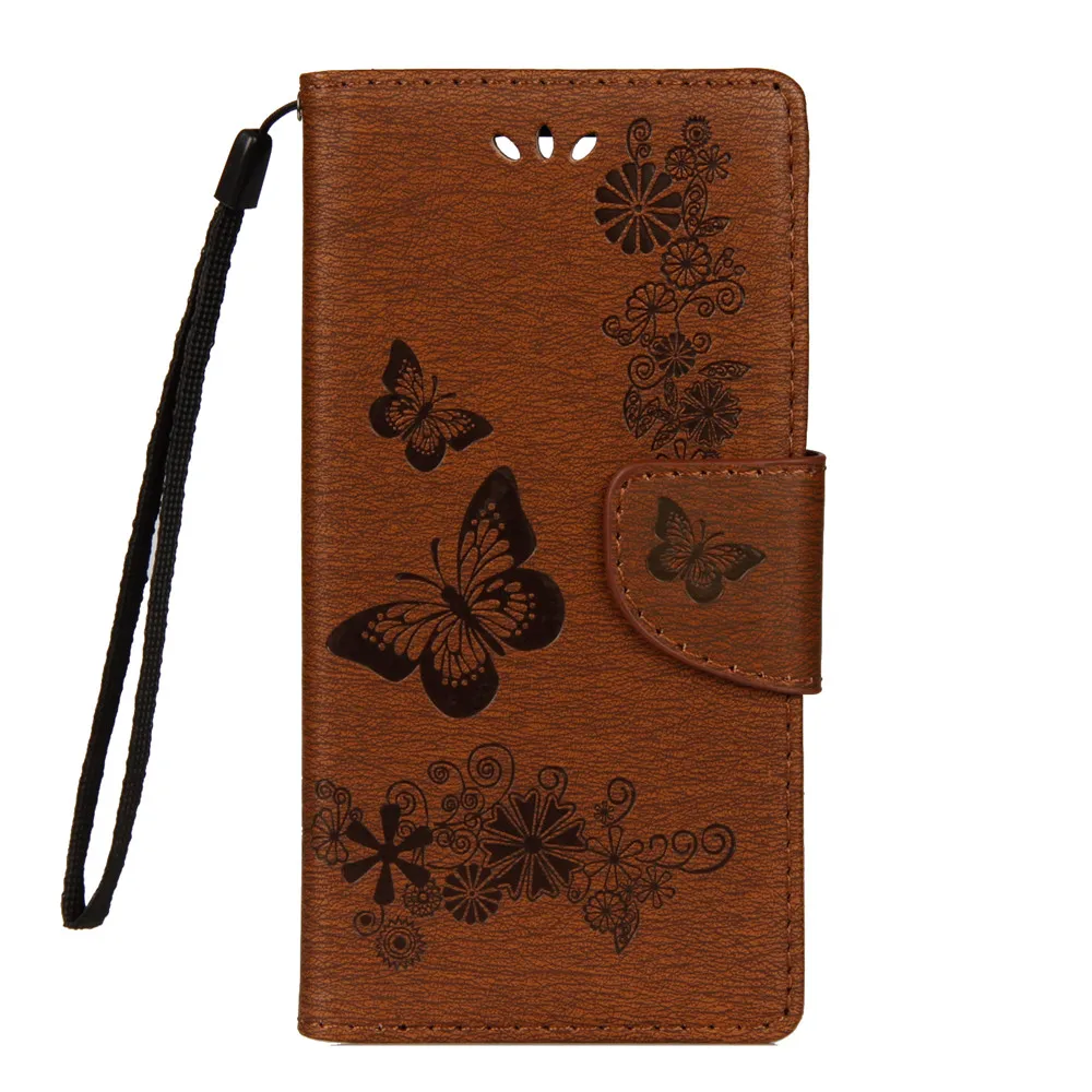 

For Sony Xperia XZ1 Case Leather PU Flip Cover Embossing Flower Butterfly Wallet Book Holster For Sony XZ1 XZ 1 Phone Case