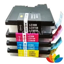 4 x LC985 LC39 LC975 совместимый чернильный картридж для принтера brother dcp J125 J315W J515W MFC J265W J410 J415W J220 принтер