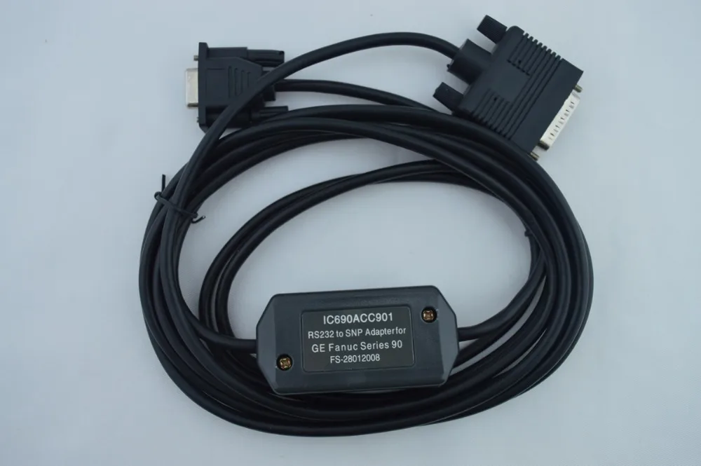 IC690ACC901: RS232 переходник SNP для GE FANUC 90 серии PLC, ic690acc901, 3 метра. Быстрая