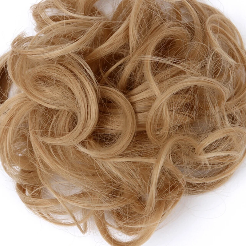 Наращивание волос парик черный коричневый блонд шнурок конский хвост синтетические волосы пучок кудрявый Updo покрытие пончик-шиньон