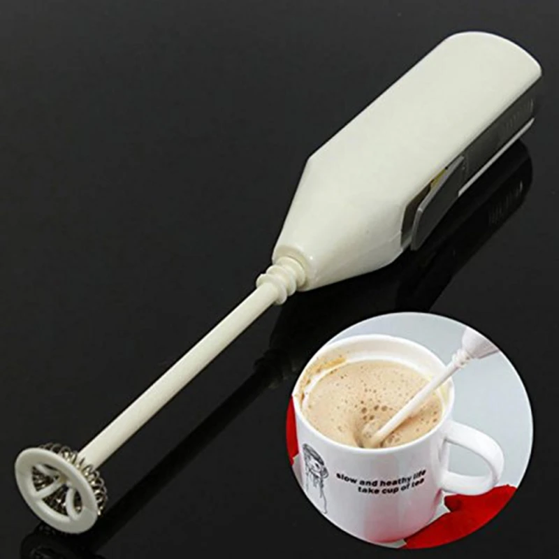 

Kitchen Tools Coffee Electric Milk Frother Foamer Drink Whisk Mixer Eggs Beater Mini Handle Stirrer Egg Cooker Cooking Gadget