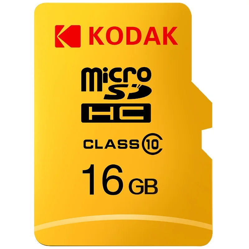 Kodak высокая скорость 32 Гб 64 Гб Micro SD карта класс 10 U3 4K cartao de memoria 128 ГБ Флэш-карта памяти 256 ГБ mecard Micro sd kart - Емкость: 16GB
