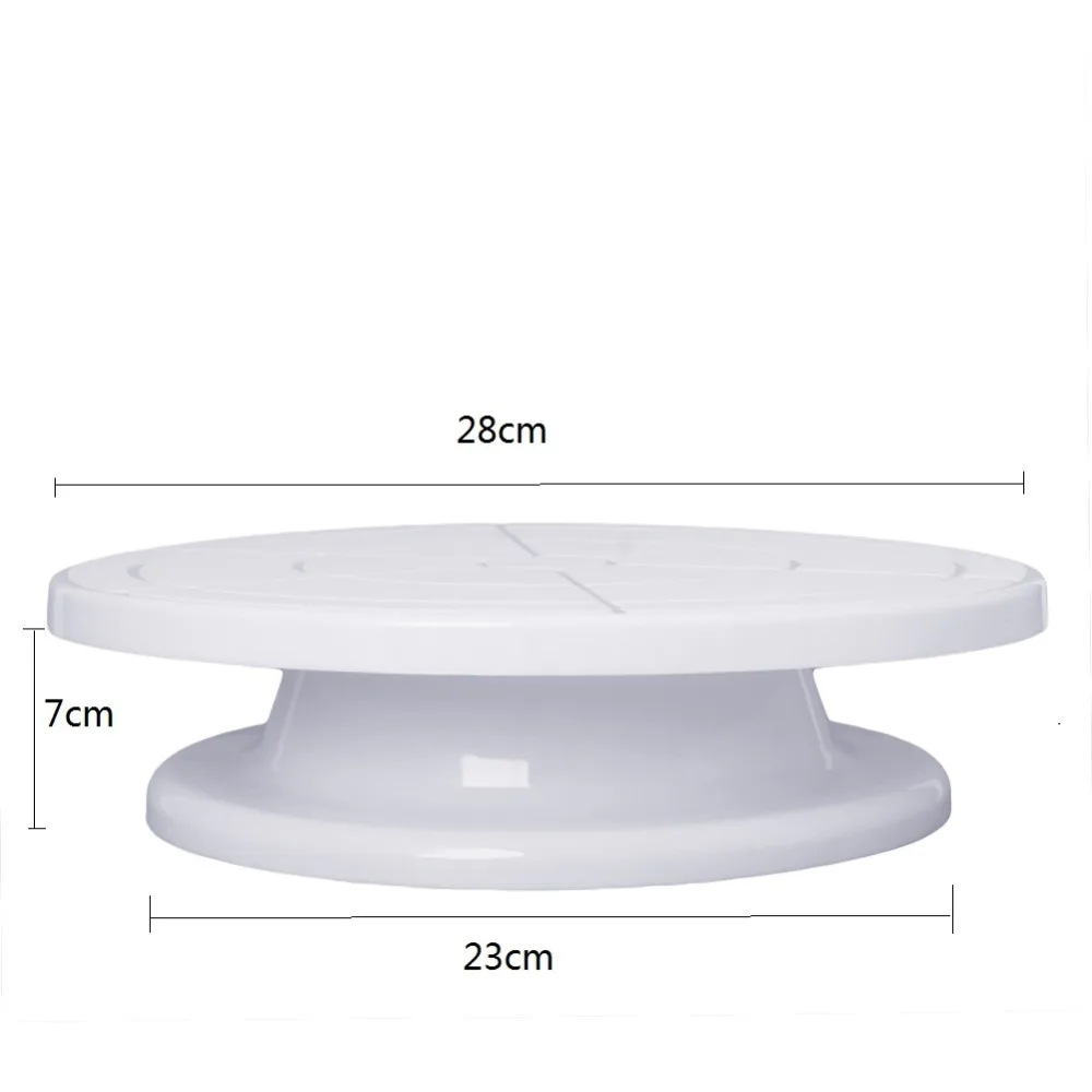 1" вращающаяся тарелка для украшения торта, поворотный стол, кухонный стенд, инструменты для торта, горячая Распродажа C42