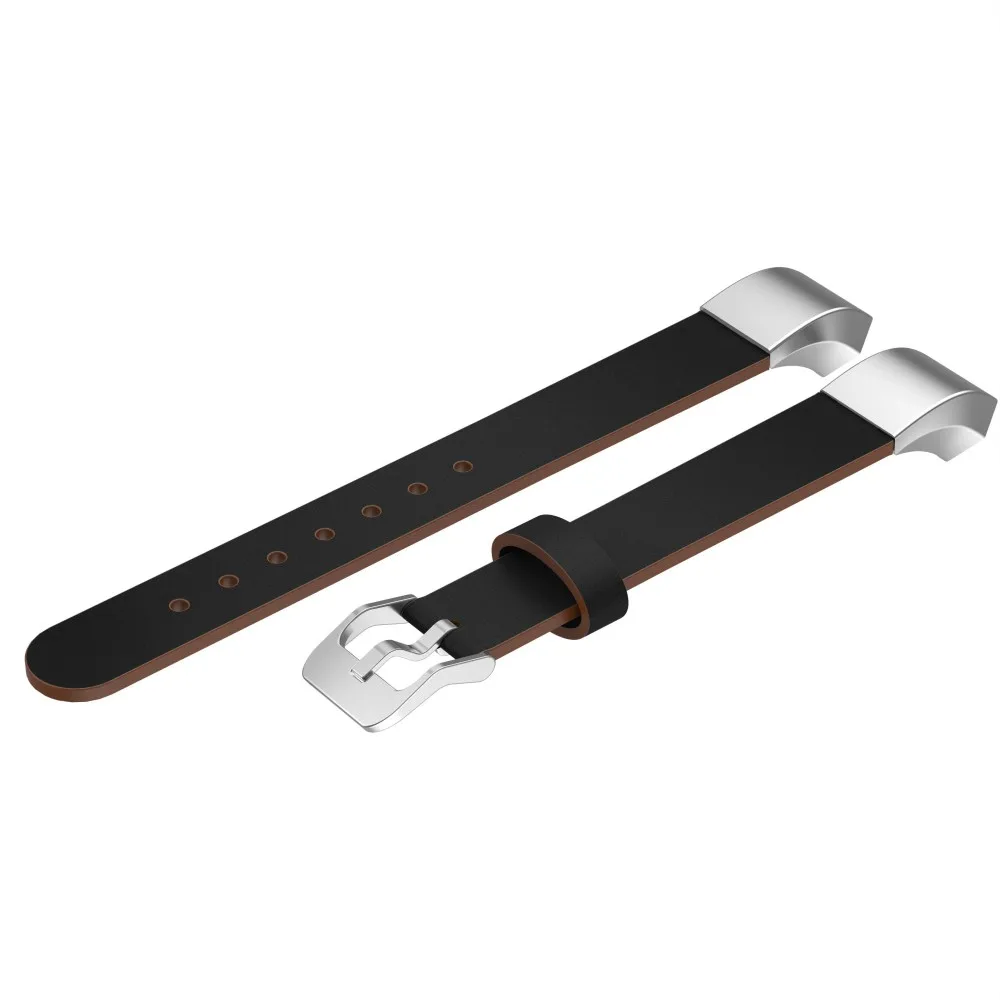 Черный, коричневый ремешок из натуральной кожи для Fitbit Alta, сменный ремешок, браслет для Fitbit Alta HR, ремешок для отслеживания