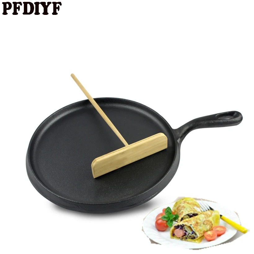 1Pcs 24 CM Round Pancake Pan Non stick Modern Kitchen Utensils Cast