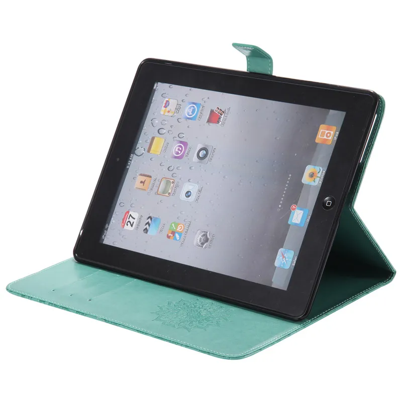 Wekays для Apple IPad 2 3 4 Защита от солнца цветок Смарт Кожаный флип Fundas чехол для IPad 2 3 4 IPad2 IPad3 IPad4 чехол для планшета