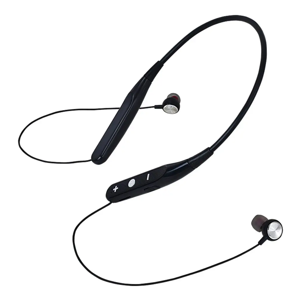 Беспроводные Bluetooth наушники, висящие на шее, свободные руки, спортивные наушники с шумоподавлением, стерео Магнитная гарнитура с микрофоном