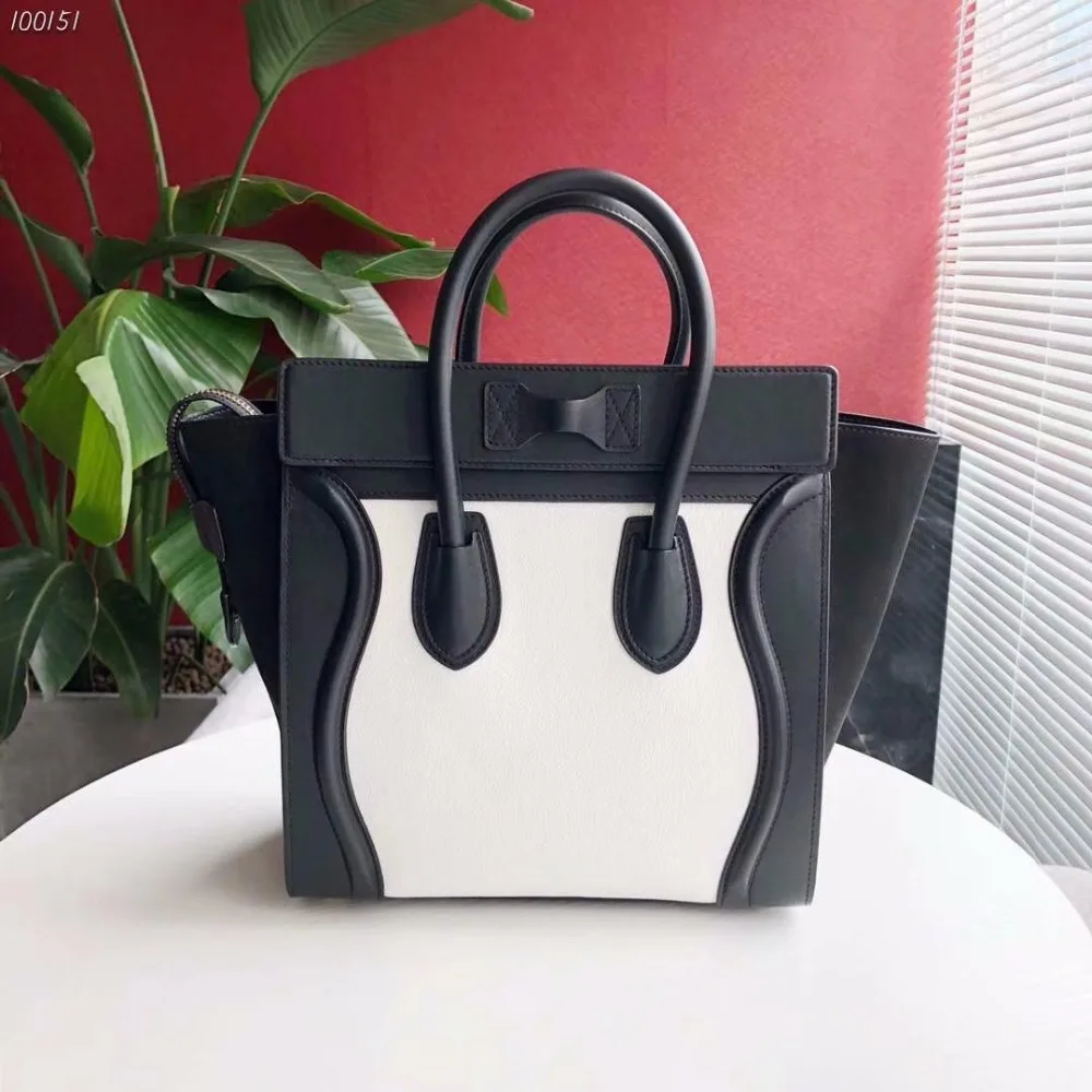 Berühmte Leder Marke Qualität Top Handtasche 100 Echt Klassische Weibliche Luxus Mode Designer Frauen Runway Geldbörsen Wa01122 nawBaUqpg
