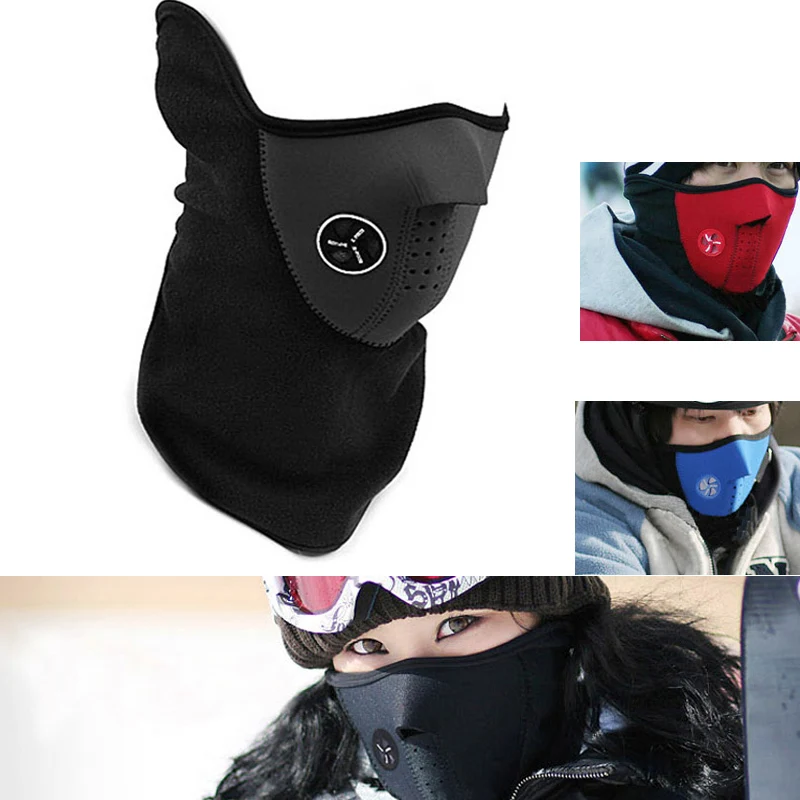 buy Anti Dust Cycling Masks Headband Winter Outdoor Running Neck Warmer Bike Bicycle Riding Face Mask Head Scarf Balaclava Bandana