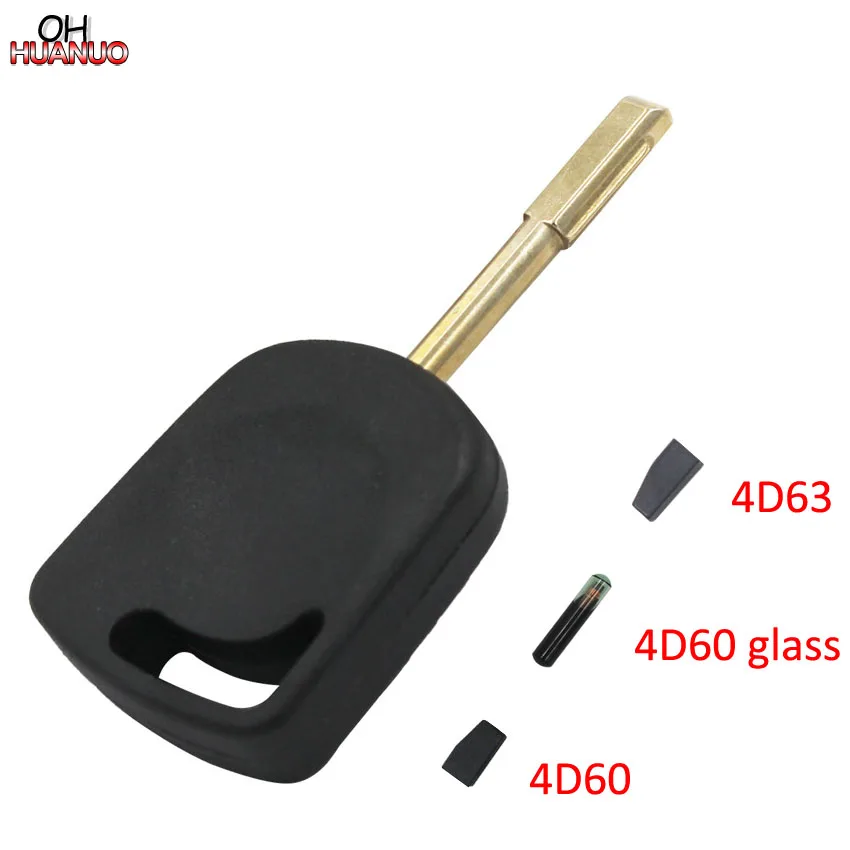 

Transponder Car Key Shell Case Fob With 4D60 Glass Chip /4D63 /4D60 for Ford Mondeo
