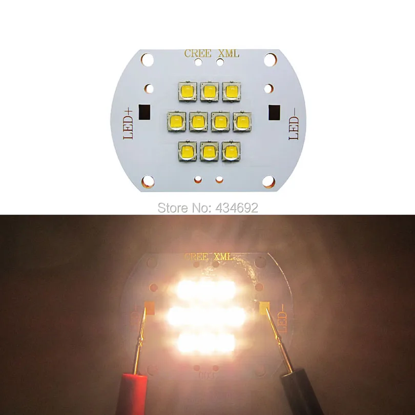 Cree XLamp XM L2 XML2 LED Bulb Lamp Light 100W Warm White 3000K 30 36V ...