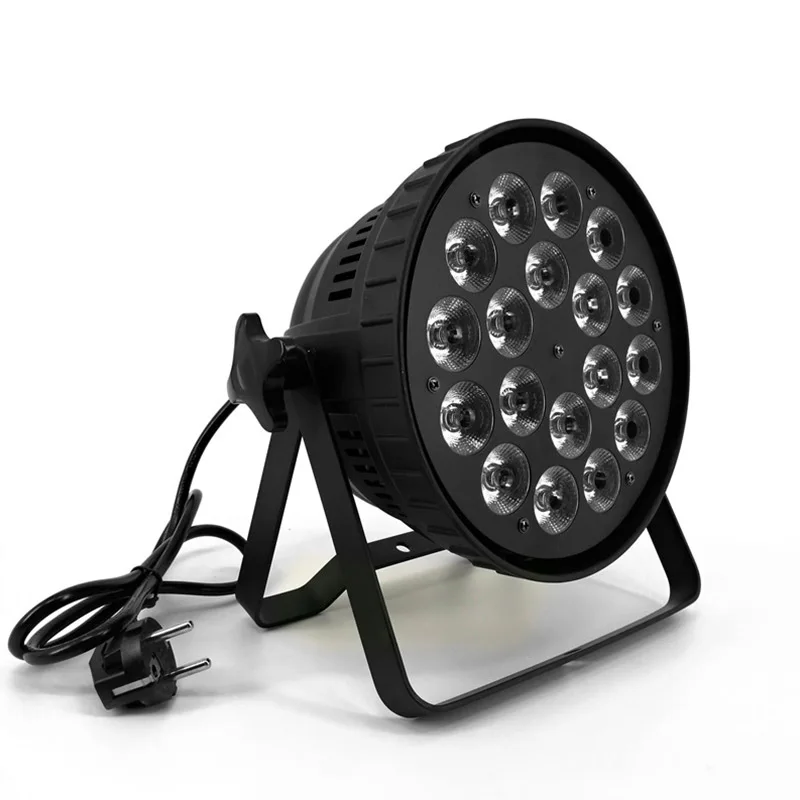 

2 pcs Mini LED Par Can 18x18W RGBWA+UV DMX Stage Lights Business Light High Power Light with Professional for Party KTV Disco DJ