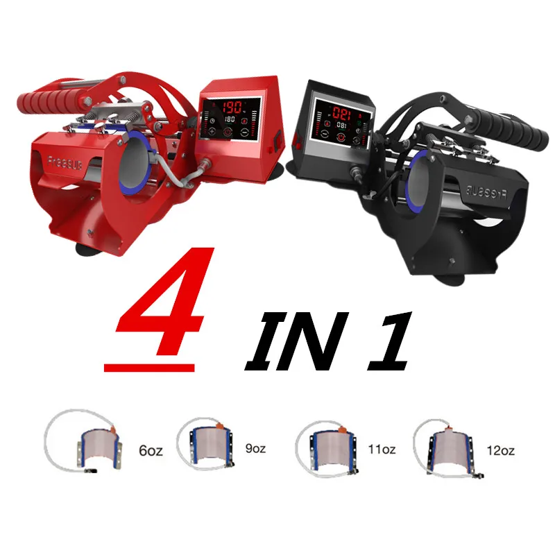 Цена ST 430 4 в 1 кружка пресс сублимационная машина кружки для 6 унций 9 унций 11 унций 12 унций чашки печати