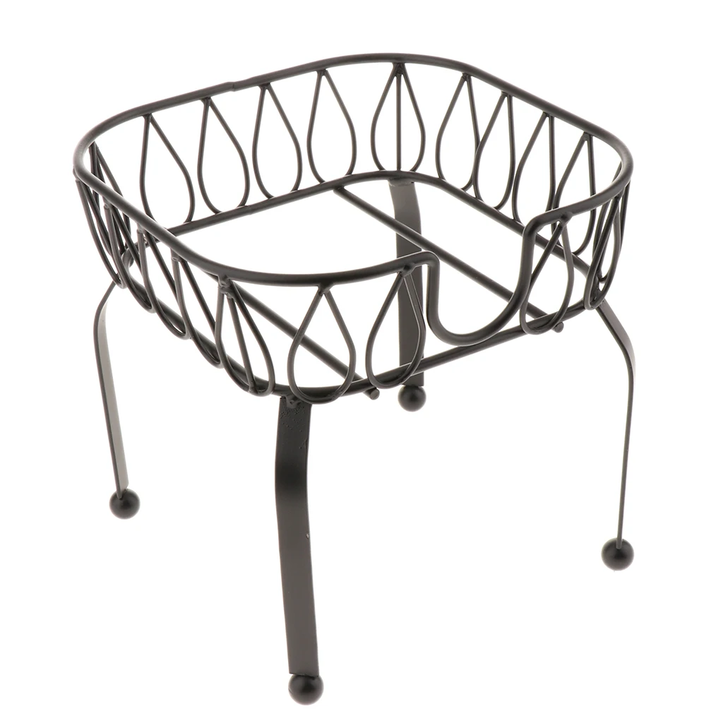 Vintage Metal Storage Organizer Round Stand Jars Drinks Beverage Options Dispenser for Party Bar Pub Celebration