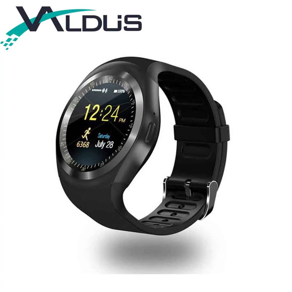

Valdus Y1 Smart Watch Android Smartwatch Fitness Tracker Support Nano SIM & TF Card Remote Camera Information For Smartphone