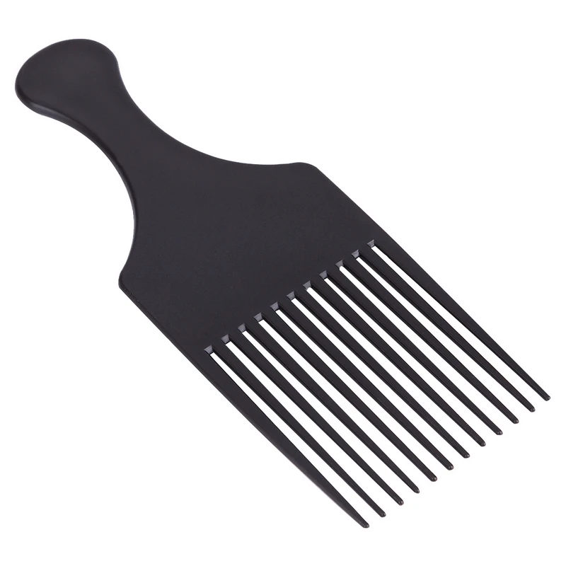 Mayitr 1pc Professional Salon Hairdressing Comb Plastic Black Wide Long Tooth Hair Comb Hair Styling Tool