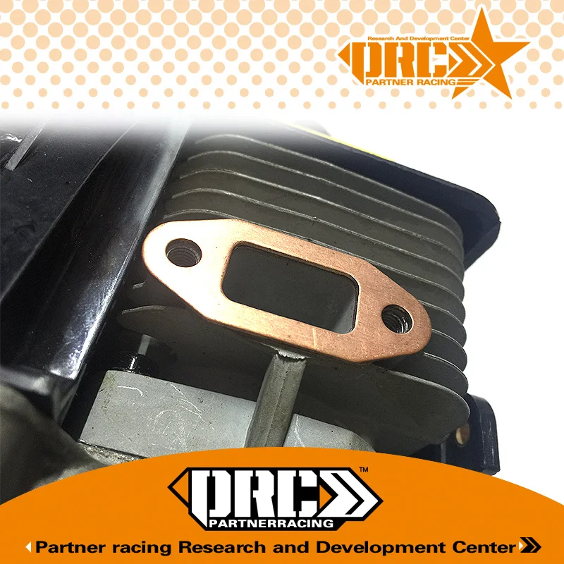 Gas Copper Cuprum Exhaust Pipe Gasket for HPI Baja 5B 5T 5SC losi 5ive