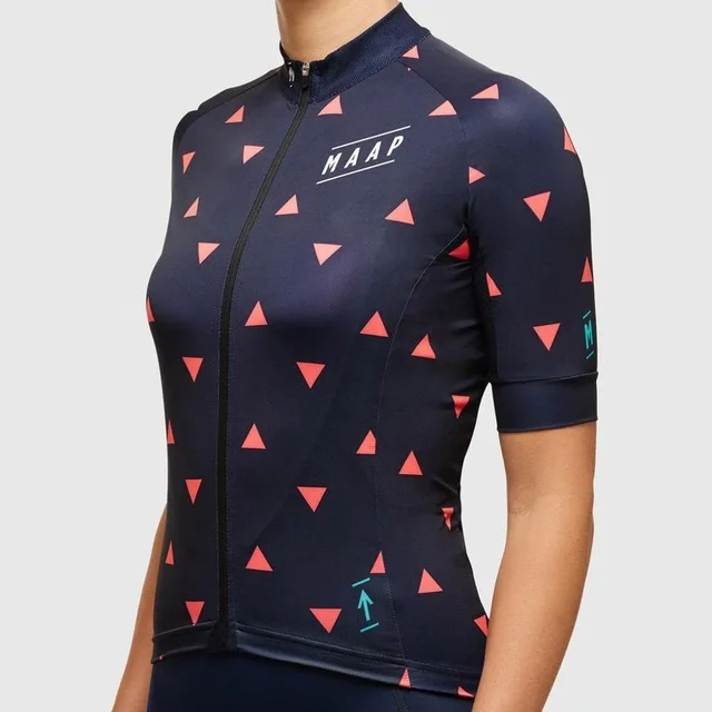 Летняя женская футболка для велоспорта с коротким рукавом, быстросохнущая велосипедная рубашка для езды на велосипеде, одежда для велоспорта Jeresy - Цвет: Shirts 5