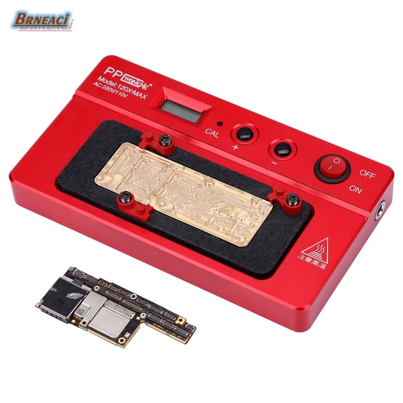 

Soldering station tin heating platform PPD 120 CC/CX/C/CXE/CQ/X for A8 A9 A10 A11 iPhoneX XS XR XSMAX CPU glue removal degumming