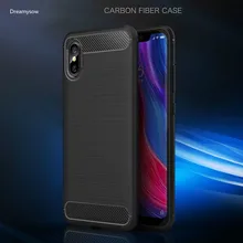 

DREAMYSOW Carbon Fiber Soft TPU Cover Case For Xiaomi Mi8 8SE Mi8 Explorer 6X 5X A1 Capa For Redmi S2 5 Plus 5A 4A Note 4 4xPro