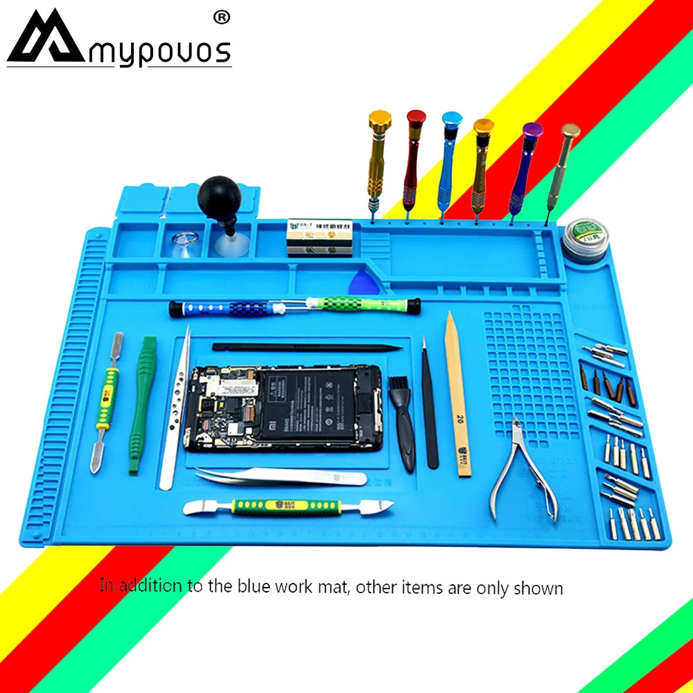 

ESD Heat Insulation Working Mat Heat-resistant BGA Soldering Station Repair Insulation Pad Insulator Pad Maintenance Platform