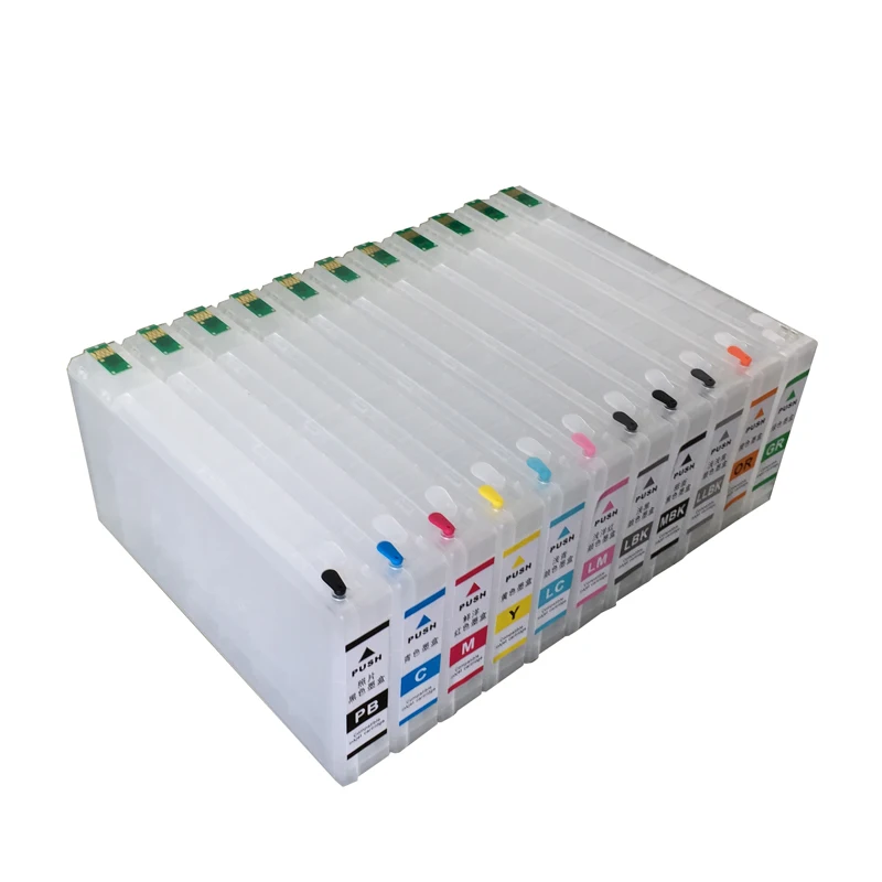 4900 Recycling ink cartridges empty for Epson 4900 large format printer