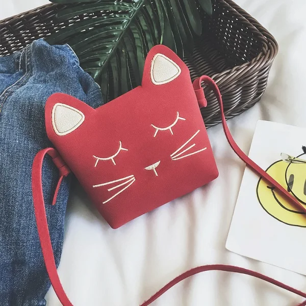 

Korean-Style Children 2018 Autumn And Winter New Style Cute Princess Crossbody Bag Girls Mini Small Bag Cat Baby Shoulder Bag