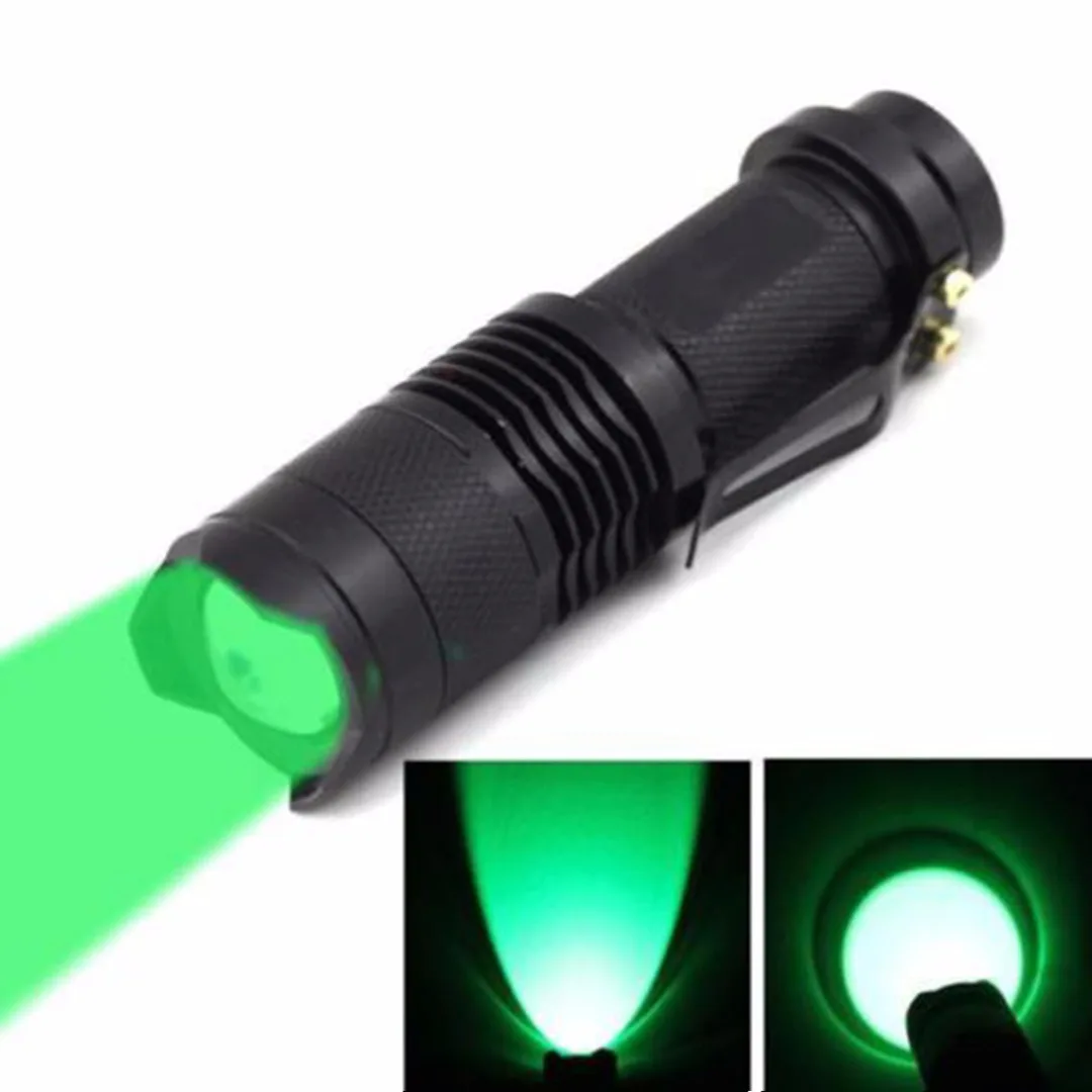IKVVT Mini LED 1200LM AA/14500 Adjustable Torch 3 Modes Waterproof Flashlight