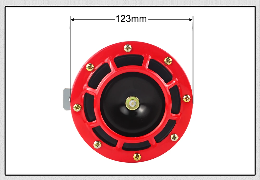 2 шт., 12 В, 115 дБ, супер громкий, компактный электрический громкий звуковой сигнал, комплект с кронштейном для мотоцикла и автомобиля