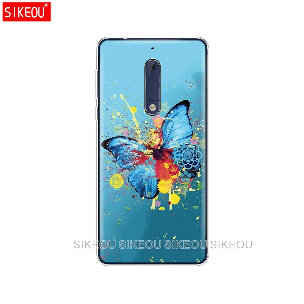 Силиконовый чехол для телефона Nokia 5 3 6 7 8 9 2017 чехлы мягкий из ТПУ полная защита 360