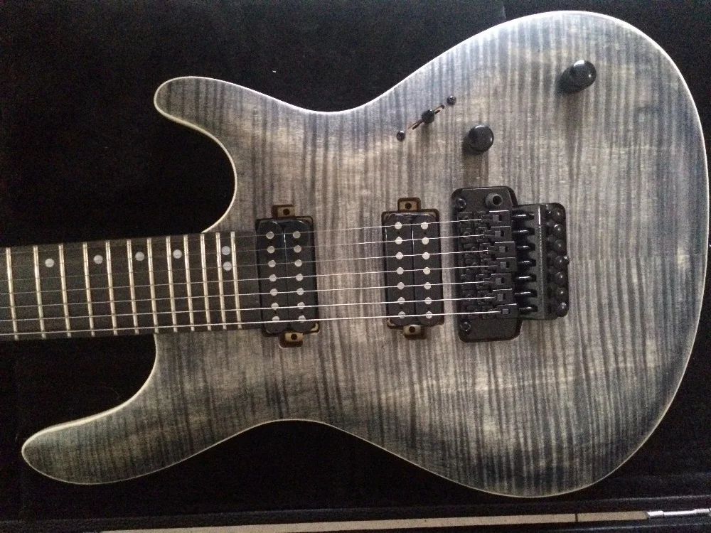 

Mayones Setius Floyd rose electric guitar Flamed maple body Bolt on necl Ebony Mayomes custom guitar shop