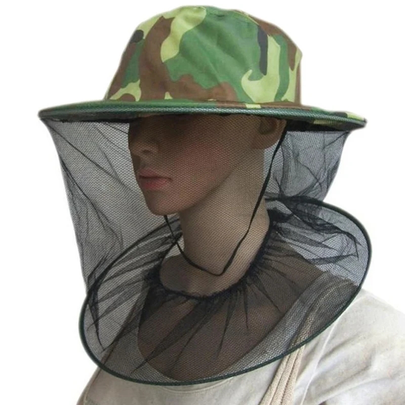 

Mosquito Cap Midge Fly Bug Insect Bee Hat With Net Mesh Head Face Protector Fishing Hat For Outdoor Camping Hiking Hunting