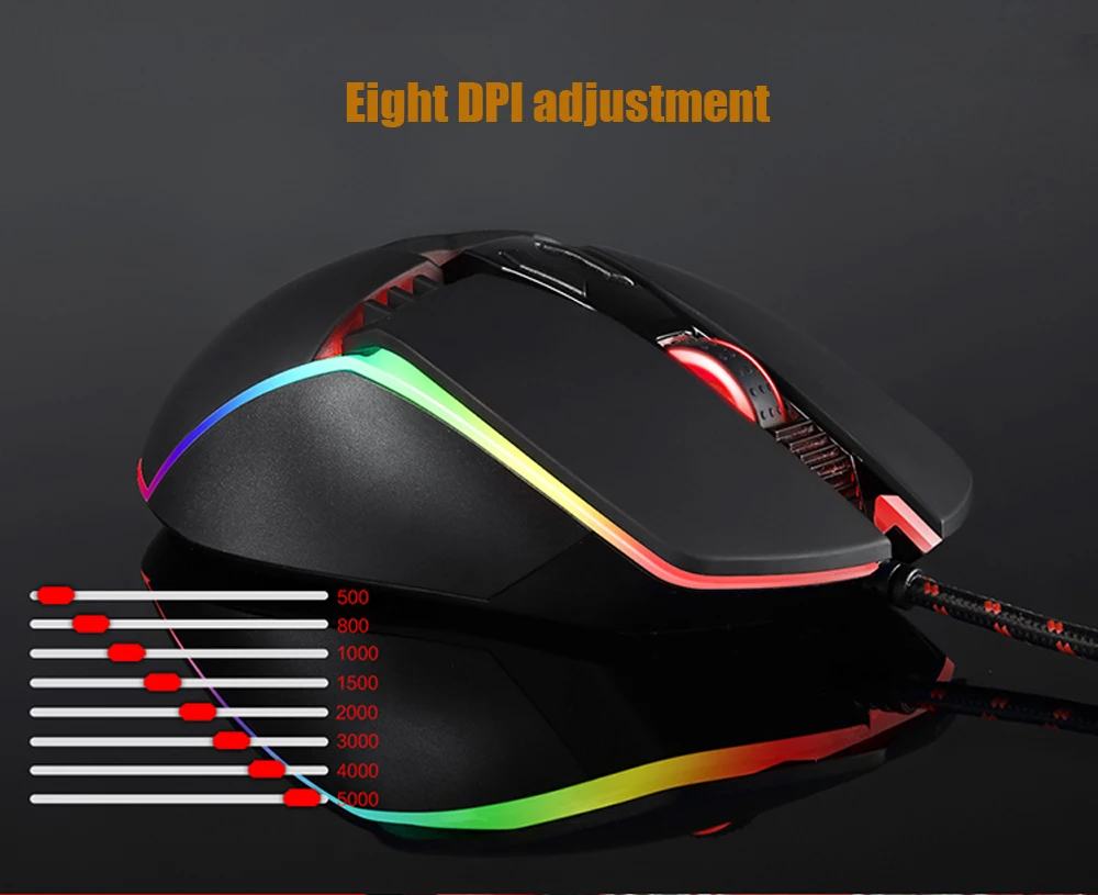 Motospeed V20 USB Проводная игровая мышь PUBG PMW3325 5000 dpi PMW3360 12000 dpi RGB светодиодный подсветка оптическая мышь для PUBG FPS Gamer