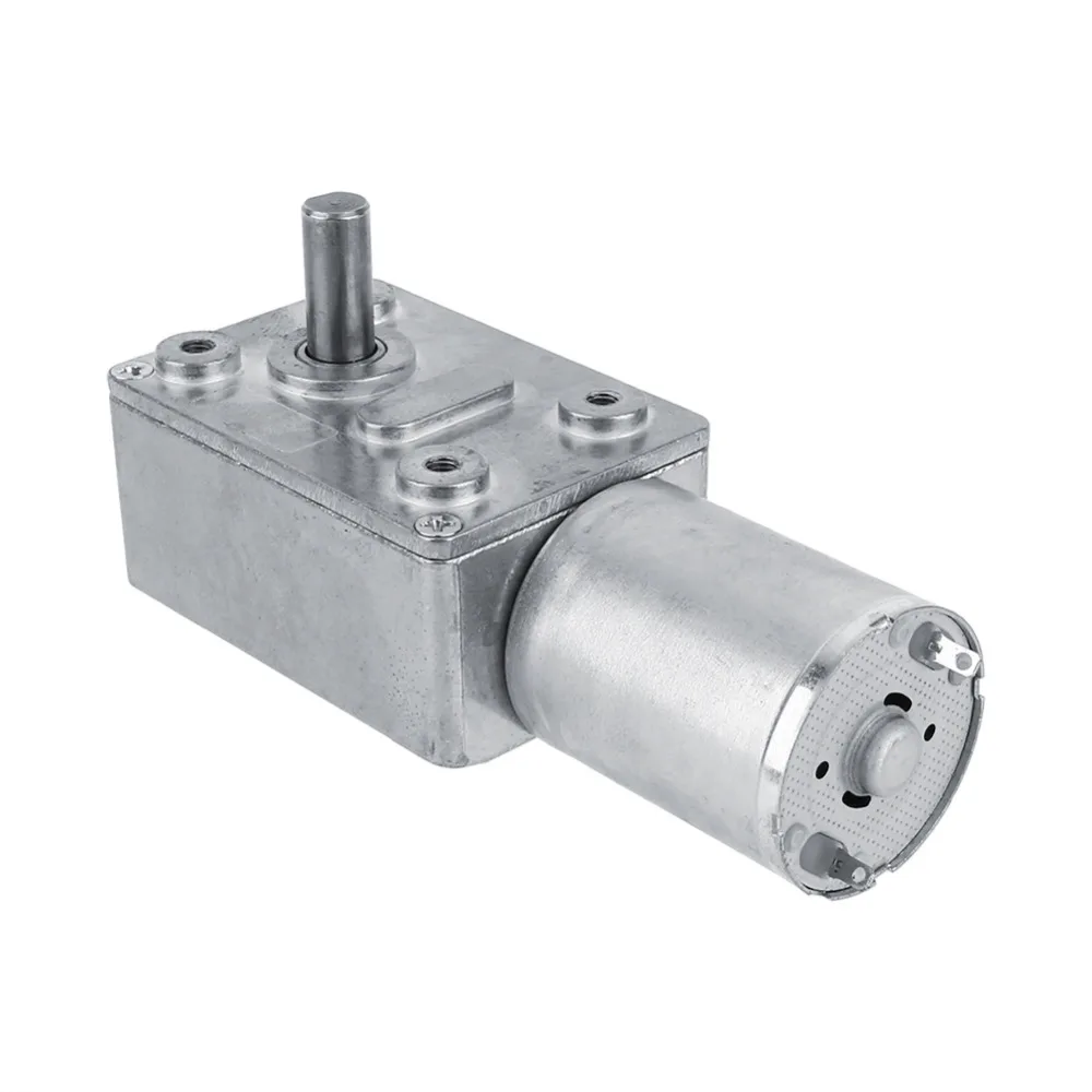 

Reversible High Torque Worm Geared Motor DC 12V Reduction Motor 5RPM