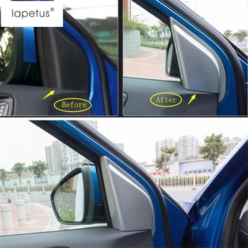 

Lapetus Accessories Fit For Ford Focus 2019 2020 Pillar A Front Door Decoration Triangle Molding Cover Kit Trim Carbon Fiber ABS