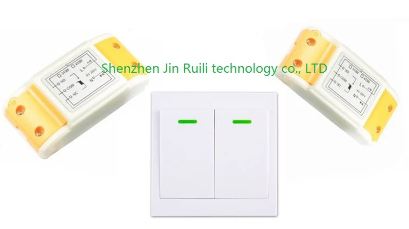 220V wireless remote control switch system 2pc Receiver & 1PC Wall Transmitter smart home Learning code adjustable 315/433MHZ 220V wireless remote control switch system 2pc Receiver & 1PC Wall Transmitter smart home Learning code adjustable 315/433MHZ