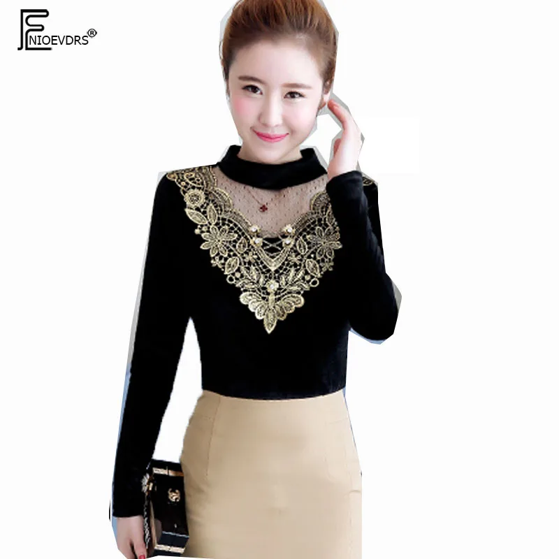 velvet sheer top
