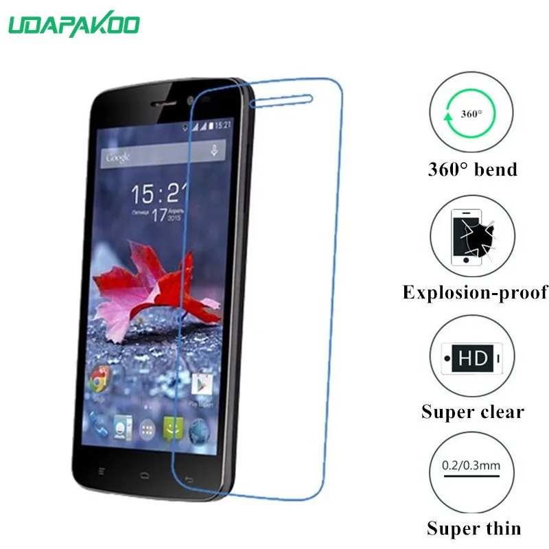 Udapakoo прозрачная закаленная (мягкое стекло) пленка для FLY IQ4515 нано